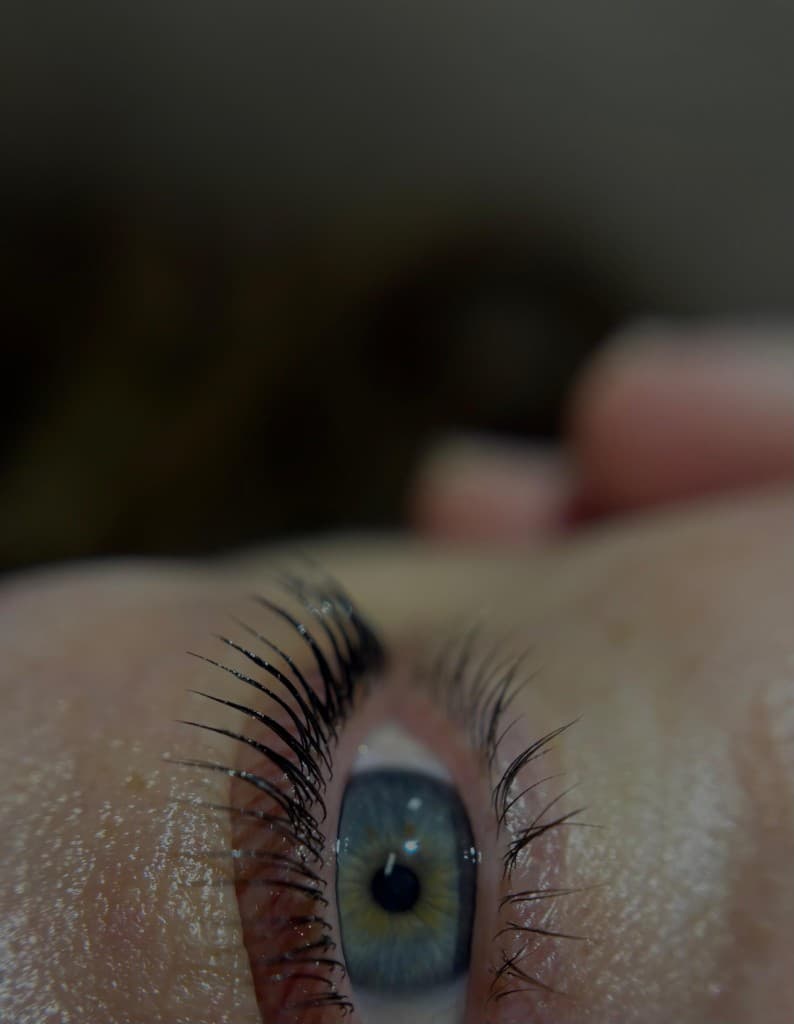 Makro kadar oka - prirodno podignute trepavice